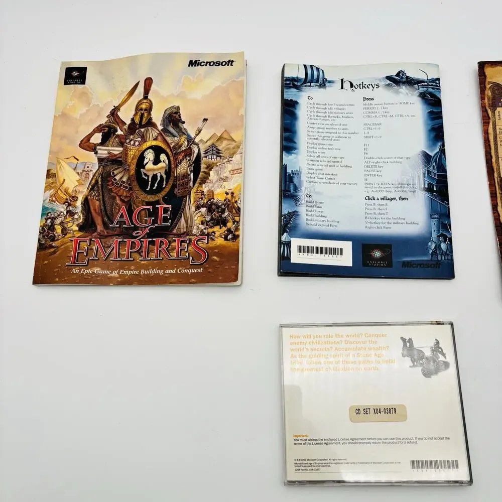 Age Of Empires Gold Edition, Age Of Empires , Age of Empires 2. With Manuals.